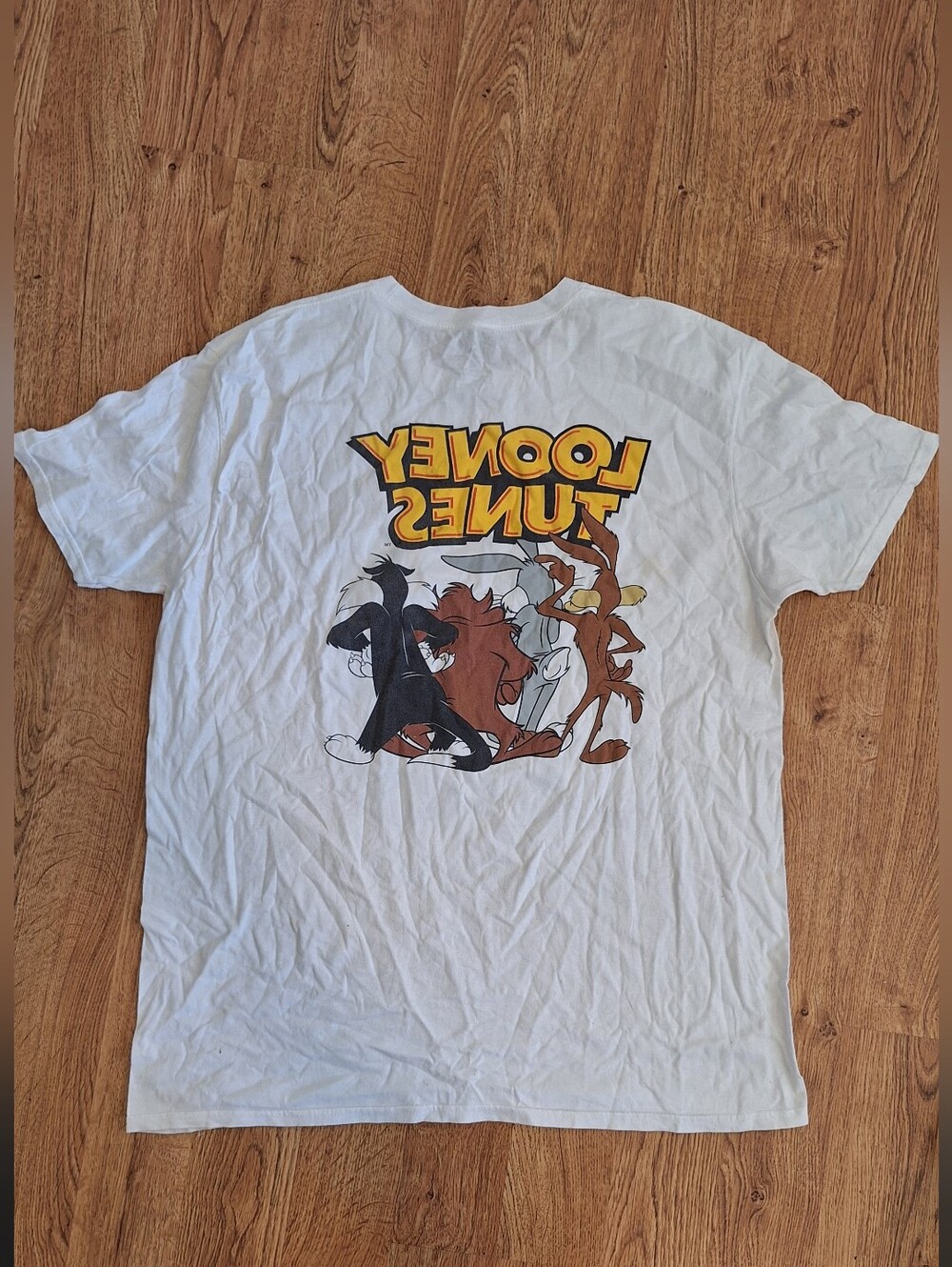 Warner Bros. White Looney Tunes Back Graphic Tee